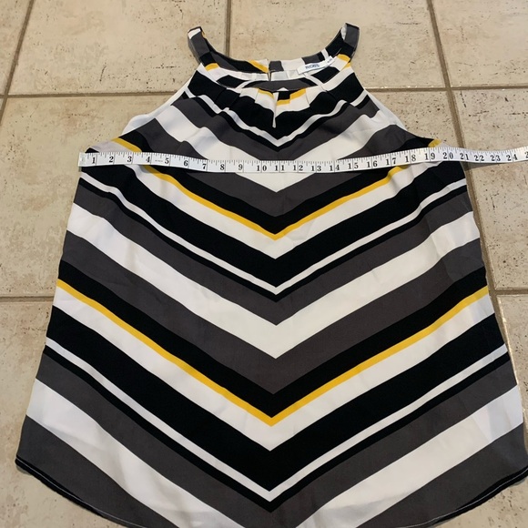 Ricki's Halter Top Chevron Striped Blouse, XL - Picture 3 of 6